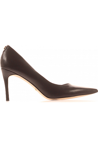 Guess Dámské Lodičky Na Vysokém Podpatku černé Kožené Elegantní Vel. 39