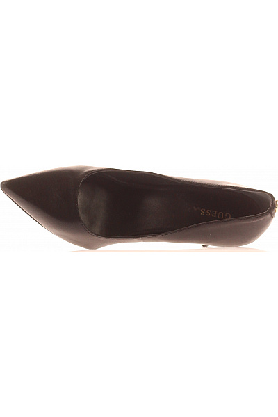 Guess dámské lodičky na vysokém podpatku černé kožené elegantní Vel. 39 | Guess | obrázek 2