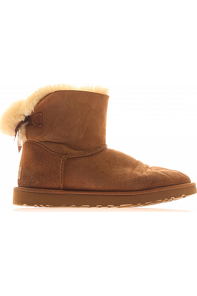 UGG Hnědé Kotníkové Válenky S Kožíškem Vel. 39