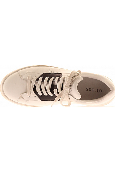 Guess Bílé kožené tenisky šněrovací volnočasové Velikost 42 | Guess | obrázek 2
