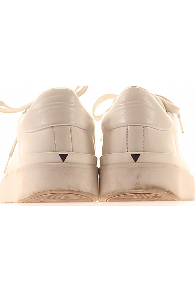 Guess Bílé kožené tenisky šněrovací volnočasové Velikost 42 | Guess | obrázek 4