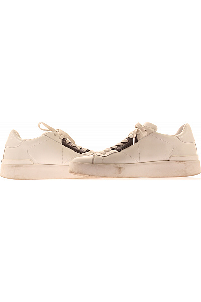 Guess Bílé kožené tenisky šněrovací volnočasové Velikost 42 | Guess | obrázek 5