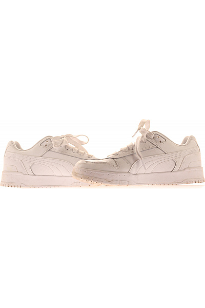 Puma Bílé kožené tenisky šněrovací volnočasové Vel. 38 | Puma | obrázek 5