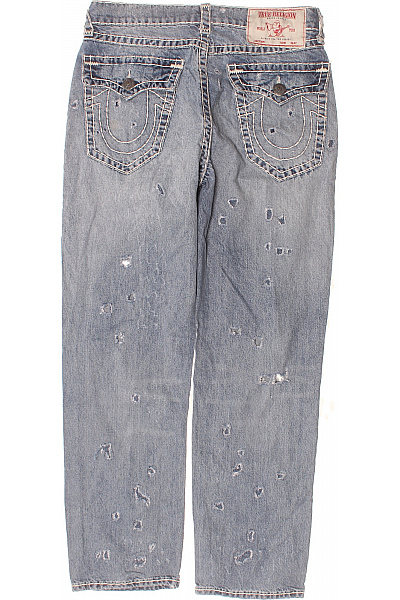 True Religion Pánské modré džíny s dírami vintage Vel. 32 | True Religion | obrázek 2