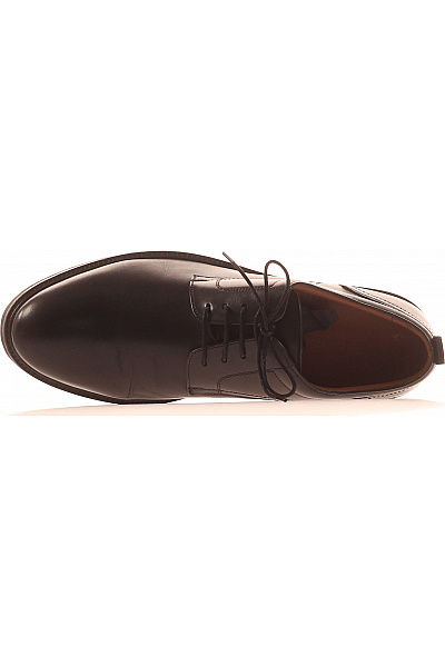 LAWRENCE GREY Pánské černé elegantní šněrovací polobotky Velikost 45 | LAWRENCE GREY | obrázek 2