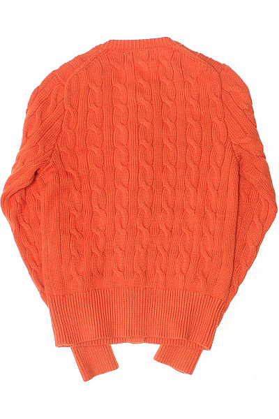 Ralph Lauren dámský oranžový pletený kardigan copánkový vzor Vel. EU XS | Ralph Lauren | obrázek 3