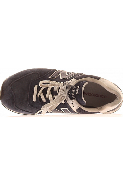 New Balance Modré semišové tenisky šněrovací volnočasové Velikost 42.5 | New Balance | obrázek 2