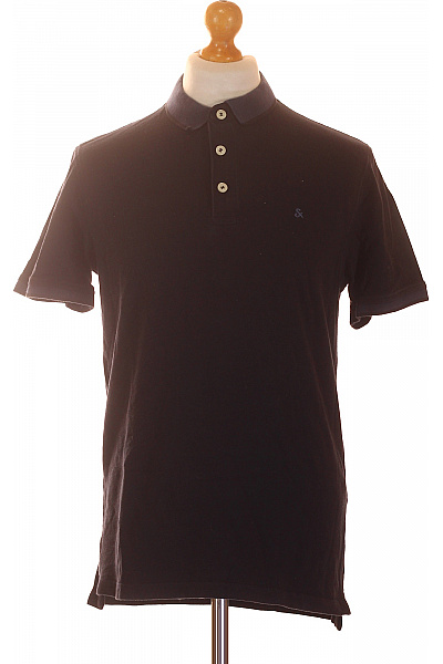 JACK & JONES Pánské bavlněné polo tričko s krátkým rukávem Velikost M | JACK & JONES | obrázek 2