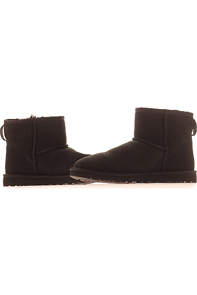 UGG Černé kotníkové válenky s kožíškem Velikost 42 | UGG | obrázek 5