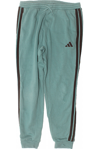 ADIDAS Pánské Tepláky Sportovní Volnočasové Dlouhé S Lampasem Vel. L