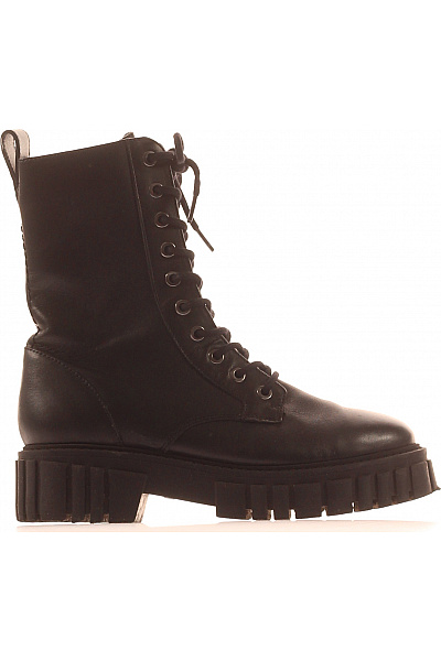 Clarks Černé Dámské Kotníkové Workery Na Platformě Se šněrováním Velikost 37.5