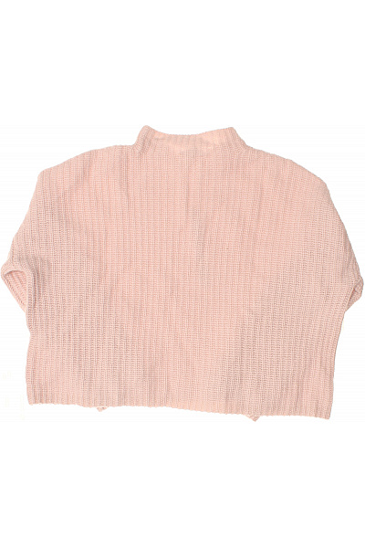 Emilio Sarto růžový pletený vlněný svetr crop oversized Velikost M | Emilio Sarto | obrázek 2