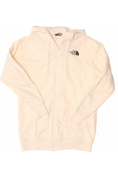 THE NORTH FACE Dámská Bavlněná Mikina S Kapucí Na Zip Béžová Vel. EU XS