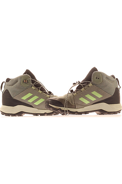ADIDAS Dětské kotníkové trekingové outdoorové boty Gore-Tex khaki Vel. 36 | ADIDAS | obrázek 5