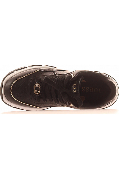 Guess Dámské černé kožené tenisky na platformě Vel. 39 | Guess | obrázek 2