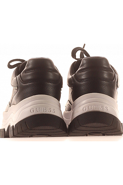 Guess Dámské černé kožené tenisky na platformě Vel. 39 | Guess | obrázek 4