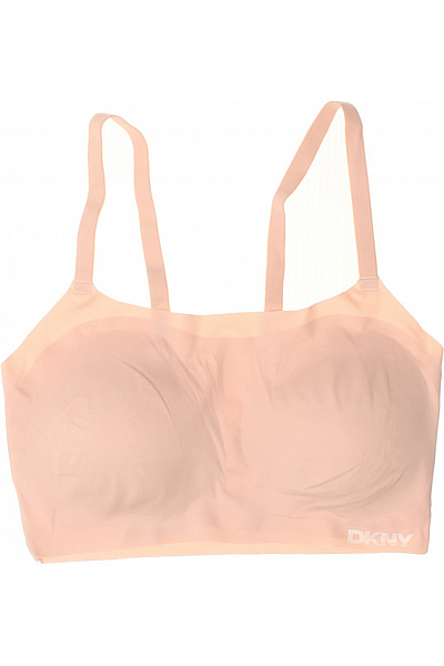 Donna Karan bezešvá podprsenka na cvičení hladká průsvitná crop top Vel. EU M | Donna Karan | obrázek 2