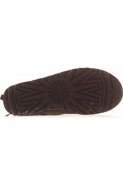 UGG Černé kožené válenky s mašlí Velikost 40 | UGG | obrázek 3