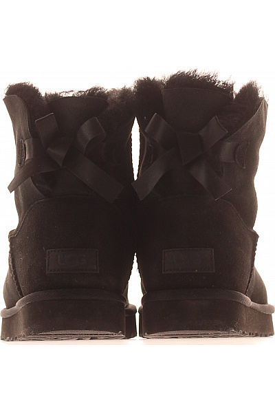 UGG Černé kožené válenky s mašlí Velikost 40 | UGG | obrázek 4