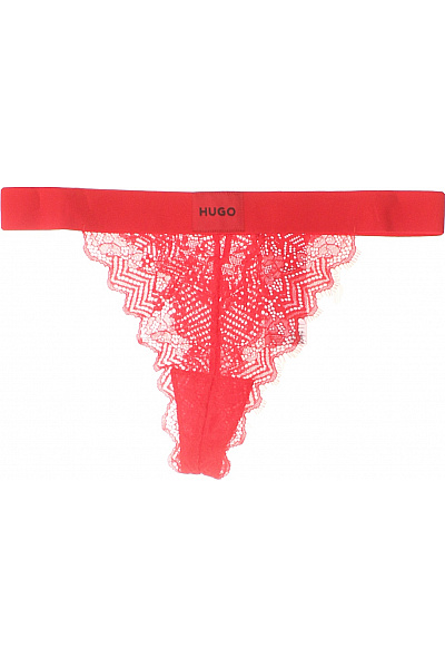 Hugo Boss Dámské Krajkové Kalhotky červené Vel. L