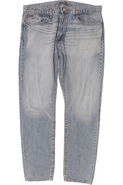 Ralph Lauren Pánské Džíny Modré Vintage Rovné Velikost 36/34