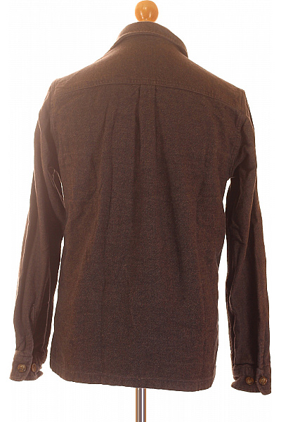 JACK & JONES Pánská bavlněná košile hnědá Velikost M | JACK & JONES | obrázek 2