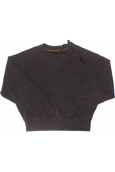 Hugo Boss Dámská Mikina S Dlouhým Rukávem černá Crewneck Vel. EU S