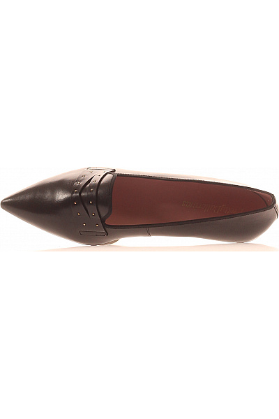 Pretty Ballerinas Dámské kožené baleríny špičaté elegantní černé Vel. 41 | Pretty Ballerinas | obrázek 2