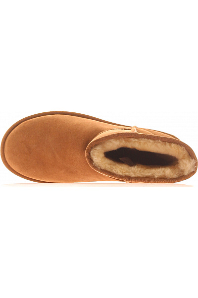 UGG Hnědé kožené válenky s kožíškem zimní Velikost 38 | UGG | obrázek 2