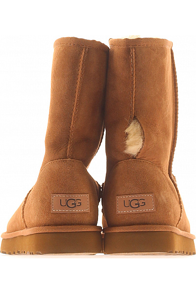 UGG Hnědé kožené válenky s kožíškem zimní Velikost 38 | UGG | obrázek 4