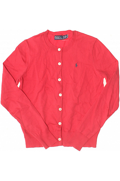 Ralph Lauren dámský propínací kardigan s dlouhým rukávem červený Vel. XS | Ralph Lauren | obrázek 2