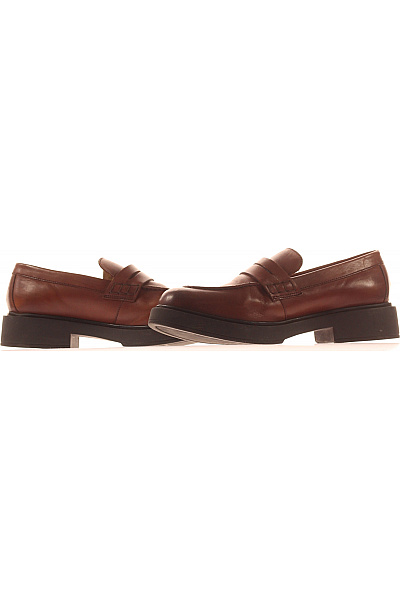JOOP! hnědé kožené elegantní volnočasové nazouvací polobotky Vel. 40 | JOOP! | obrázek 5