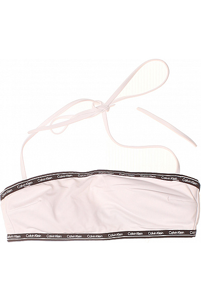 Calvin Klein růžový crop top na zavazování bez ramínek Vel. S | Calvin Klein | obrázek 2