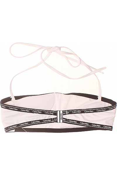 Calvin Klein růžový crop top na zavazování bez ramínek Vel. S | Calvin Klein | obrázek 3