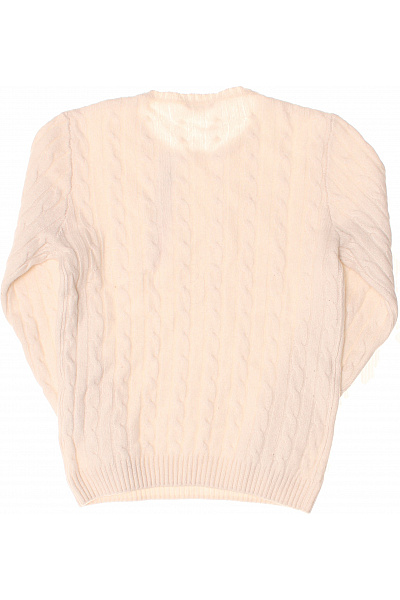MAX TONSO CASHMERE dámský kašmírový svetr copánkový vzor béžový Vel. S | MAX TONSO CASHMERE | obrázek 3
