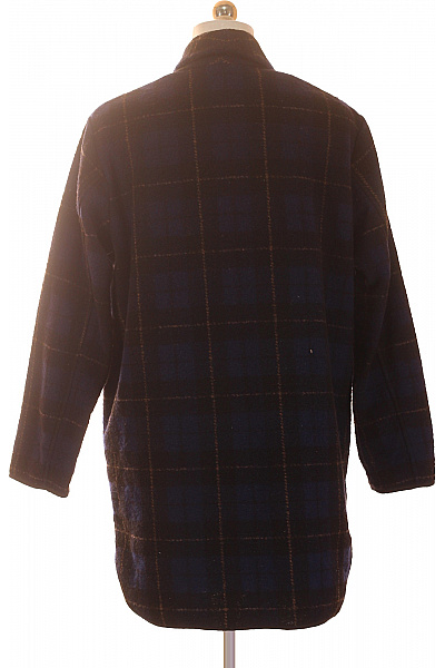 Woolrich Modrý kostkovaný kabát vintage Vel. EU M | Woolrich | obrázek 3