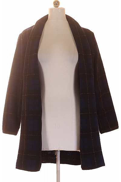 Woolrich Modrý kostkovaný kabát vintage Vel. EU M | Woolrich | obrázek 4