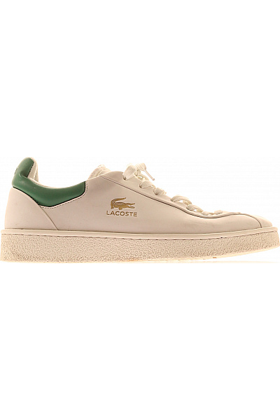 LACOSTE Tenisky Bílé Zelená Volnočasové Krajkové Vel. 41
