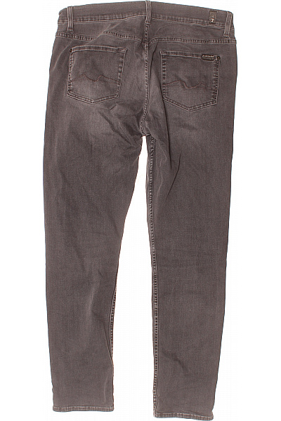 7 for all mankind Pánské šedé džíny rovné s kapsami Velikost EU 33 | 7 for all mankind | obrázek 2