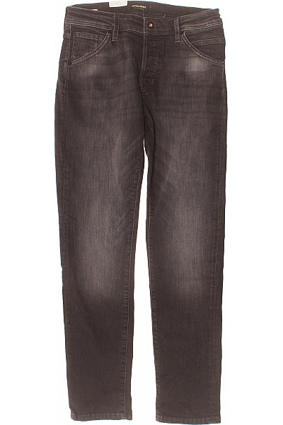 JACK & JONES Pánské Džíny Rovné Seprané S Kapsami Vel. 31/32