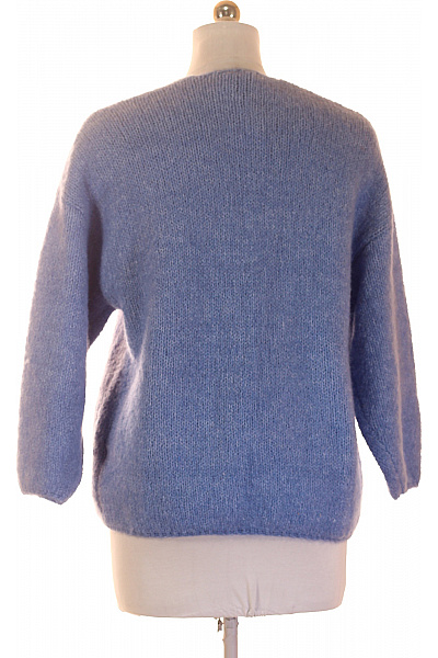 LINDEX Modrý pletený kardigan se spadlými rameny Velikost M/L | LINDEX | obrázek 3