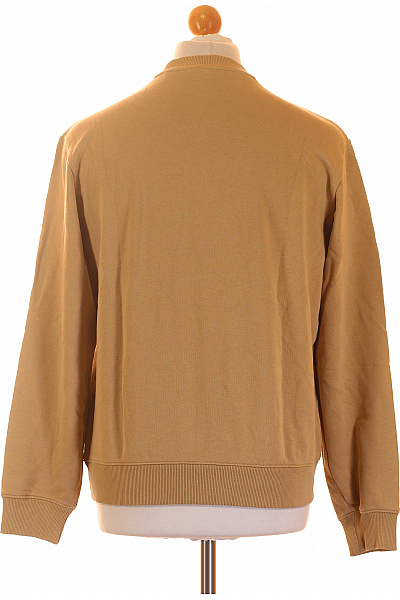 Hugo Boss pánská mikina béžová s dlouhým rukávem jednobarevná crewneck Vel. M | Hugo Boss | obrázek 3