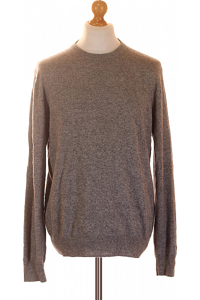 MAX TONSO CASHMERE Pánský kašmírový svetr přes hlavu elegantní podzimní jarní basic Vel. EU XL | MAX TONSO CASHMERE | obrázek 2