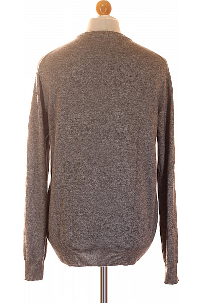 MAX TONSO CASHMERE Pánský kašmírový svetr přes hlavu elegantní podzimní jarní basic Vel. EU XL | MAX TONSO CASHMERE | obrázek 3