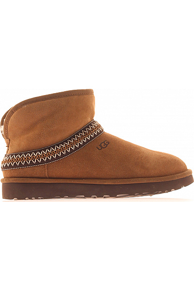 UGG Hnědé Kotníkové Válenky Se Vzorem Velikost 39