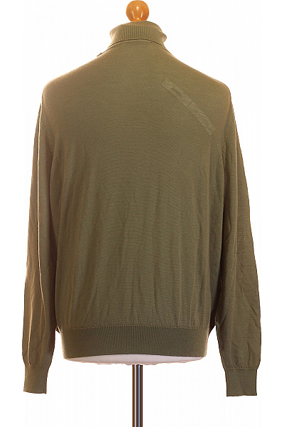 roberto cavalli Pánský lněný rolák khaki basic Velikost EU M | roberto cavalli | obrázek 3