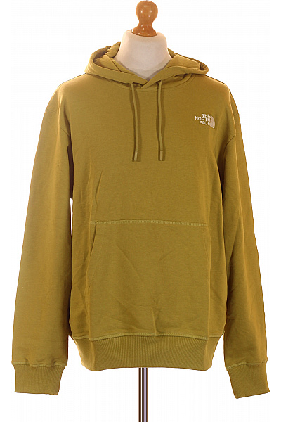 THE NORTH FACE Pánská Mikina S Kapucí A Klokaní Kapsou Khaki Velikost M
