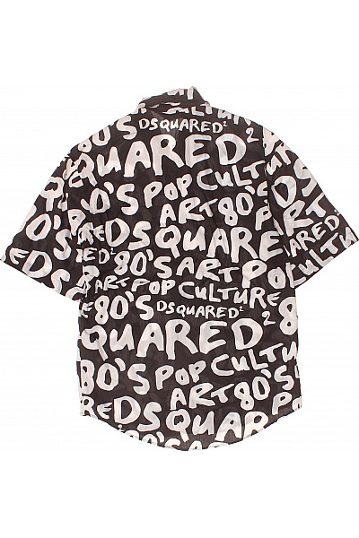 Dsquared2 Pánská košile s krátkým rukávem a potiskem Vel. 46 | Dsquared2 | obrázek 2