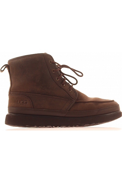 UGG Hnědé Kotníkové Zimní šněrovací Boty Velikost 44