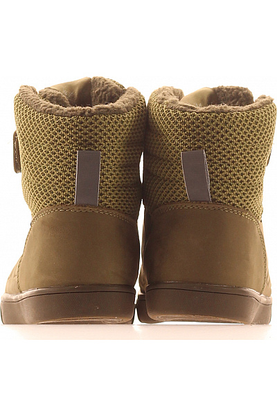hummel Khaki kotníkové zateplené tenisky na suchý zip Velikost 39 | hummel | obrázek 4
